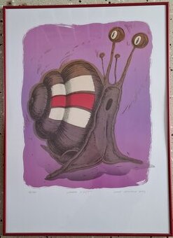 Lukáš Miffek - Vandal z KČT (barevná litografie)