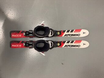 Prodám dětské lyže Atomic 90 cm + lyžáky