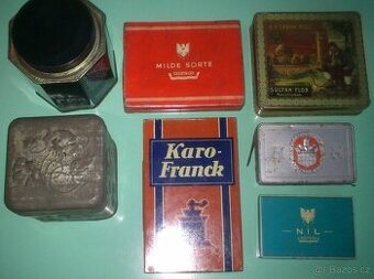 Plechové krabičky 7ks - 1