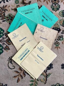 Škoda staré technické průkazy ke sběratelským účelům