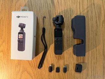DJI pocket 2 + ND/PL filtry + stativ