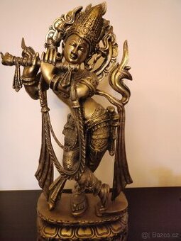 Krišna hrajúci na flautu