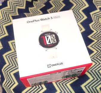 Chytré hodinky OnePlus Watch 3 43mm stříbrné ZÁRUKA