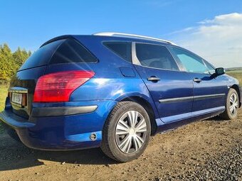 Peugeot 407 SW LPG 2.0 100kw,bez koroze,Polokůže