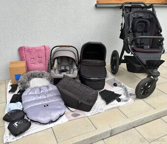 Sportovní kočárek TFK Pro + autosedačka Nuna Pípa Urbn