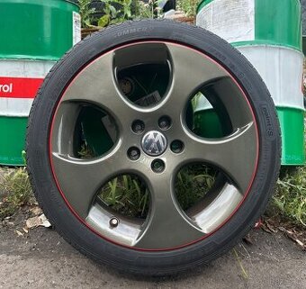18"Alu  originál VW Golf GTi 5x112mm s letními pneu 225/40R