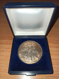 Stříbrný 1 Dollar „American Silver Eagle" 1993 USA