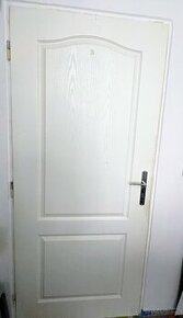 Bílé dveře, levé, 80 cm