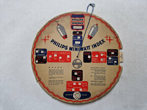 Stará reklamní cedule historické rádio Philips elektronka