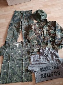 Army/vojenské oblečení