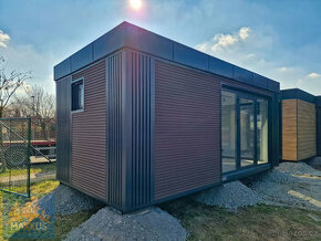 Modulový prefabrikovaný zateplený domek pro komerční účely
