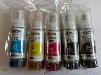 Inkoustová náplň Epson 103 EcoTank, CMYK 4x65 ml + 1x65 ml K - 1