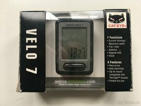 Cyklopočítač Cateye Velo 7