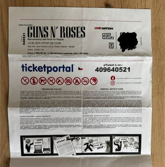 Guns´n Roses Hradec Králové 15.6.2025
