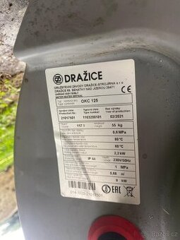 Elektrický bojler DRAŽICE OKC 125-125 l, 2,2 kW