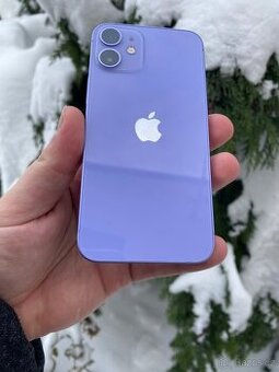 iPhone 12 Mini 128Gb fialový, TOP stav