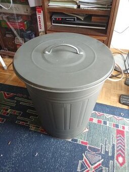 odpadkový koš Ikea KNODD, popelnice, kožená ucha - 1