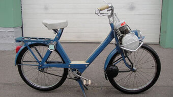 Velosolex S3800 modrý, rok 1968, motokolo, hezký originál