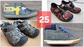 Dětské barefoot boty 25 D.D.step + zateplené Bobbi + sandále