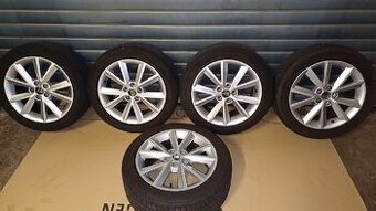 ALU ORIG.ŠKODA ANTIA 7x16 ET46 5x100 57,1 BRIDGESTONE 215x45