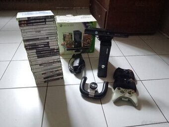 XBOX 360-KINECT-3ks OVL-BEZ DRÁTOVÝ VOLANT ORIGO