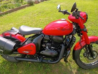 Jawa 350 CL Pérák červená Limitka č. 15 - najeto 2110 Km