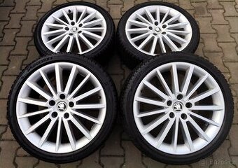 Alu kola originál Škoda Octavia III, RS 5x112 R18 Turini