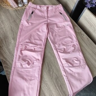 Krásné softshellové kalhoty, růžové CRIVIT vel 152