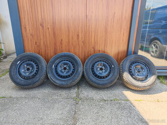 Plechové disky 5x108 6,5JX16H2,ET50+zimní 215 60 16 Falken