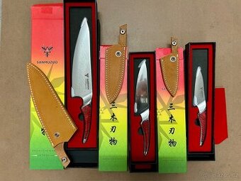 Nože Sanmuzuo LA-S9 kolekce 3ks