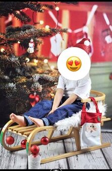 Softbox + vánoční pozadí a podlaha