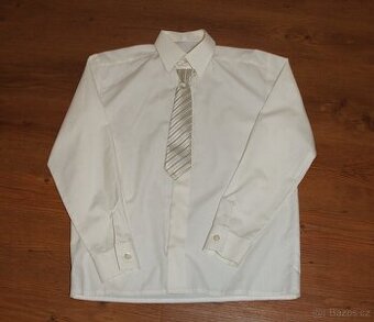 Slavnostní košile vč. kravaty - vel. 134