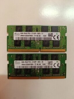 Paměť RAM 16GB DDR4 So-dimm Hynix 2133 MHz (2x8GB)