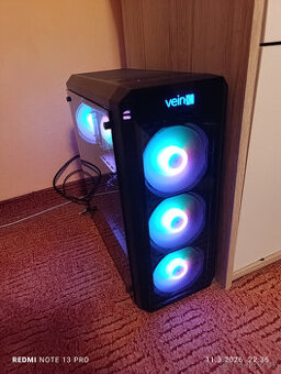 Herni PC - Ryzen 5500, 16GB RAM, SSD+HDD, 6600XT, WIN11