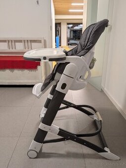 Dětská jídelní židlička 4BABY ICON GREY