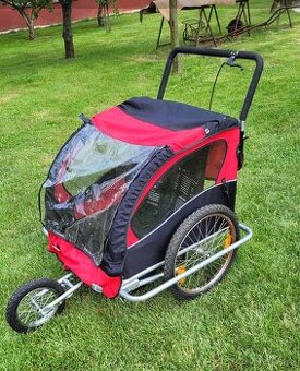 Multifunkční dětský vozík za kolo