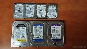 Disky v neznámém stavu 320 GB až 3 TB