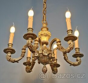 Bronzový lustr Mazarin - 1