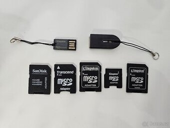 PRODÁM SADU 7KS ADAPTÉRŮ NA SD KARTY - 1