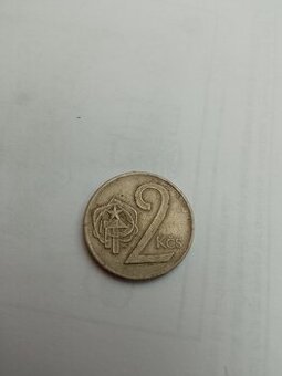prodám výroční minci 2 Kčs, ČSSR, 1972