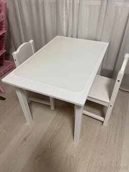 Dětský stůl a židle Ikea