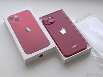 APPLE iPhone 13 256GB Red - ZÁRUKA 12 MĚSÍCŮ - 100% BATERIE
