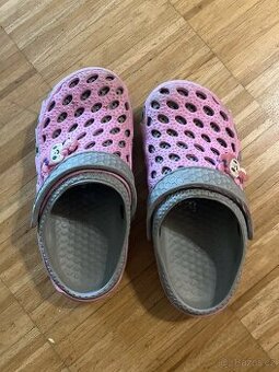 Holčičí pantofle ala Crocs ,velikost 32