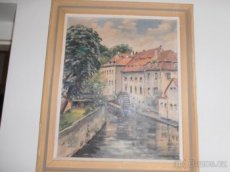 Originál obraz Malá Strana - Čertovka