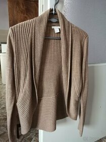 Svetřík béžový H&M bez zapínání - vel. S