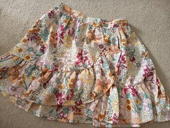 Sukně H&M letní květiny v.158/164