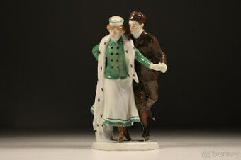 Alfred Otto KÖNIG (1871-1940) Porcelánová figurka míšeňského