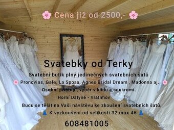 Svatební šaty - Svatebky od Terky -