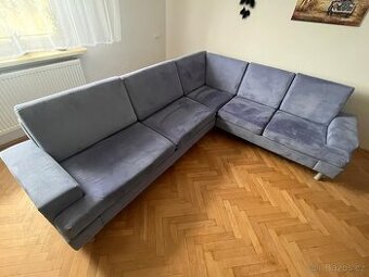 Sedačka do L + křeslo – pratelný potah