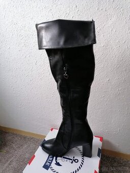 Kozačky nad kolena vel. 38